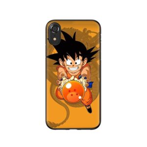 Dragon Ball Kid Goku and Shenron iPhone 12 (Mini, Pro & Pro Max) Case
