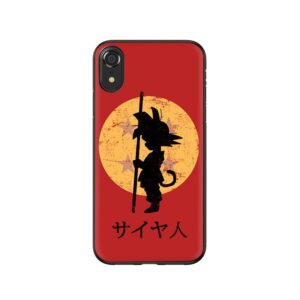 Dragon Ball Silhoutte Kid Goku iPhone 12 (Mini, Pro & Pro Max) Case