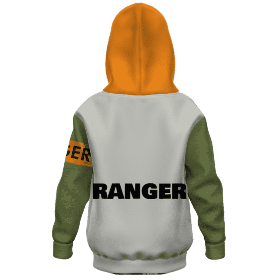 Dragon Ball Z Android 17 MIR Ranger Kids Fashionable Hoodie Back