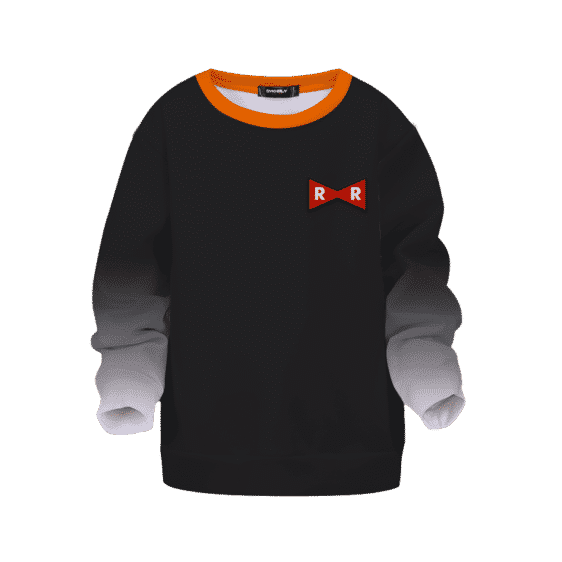 Dragon Ball Z Android 17 Red Ribbon Army Cosplay Kids Sweater