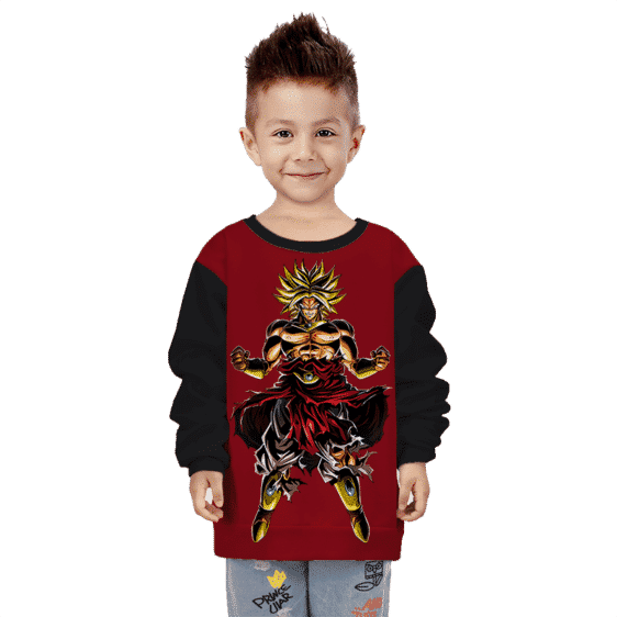 Dragon Ball Z Broly Powerful Aura Children's Sweater