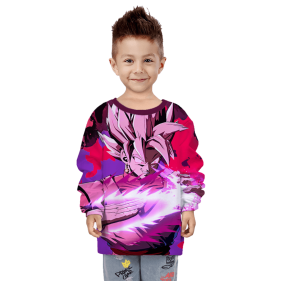 Dragon Ball Z Goku Black Smirking Children's Sweater
