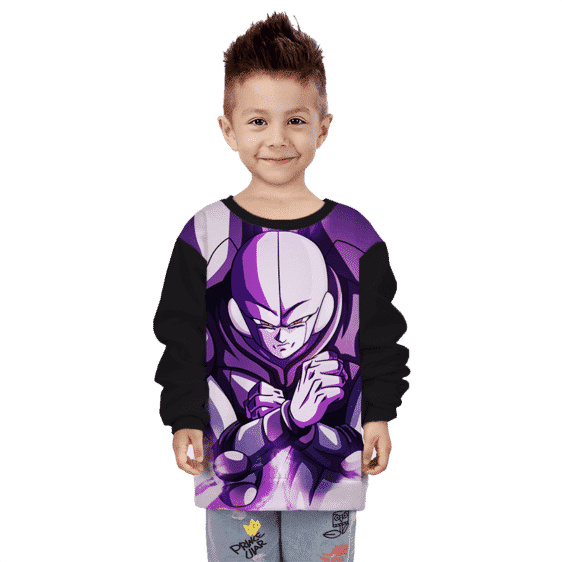 Dragon Ball Z Hit Minimalist Purple Kids Sweatshirt