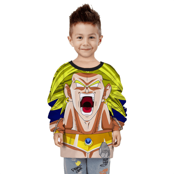Dragon Ball Z Legendary Broly Explosive Children's sweater