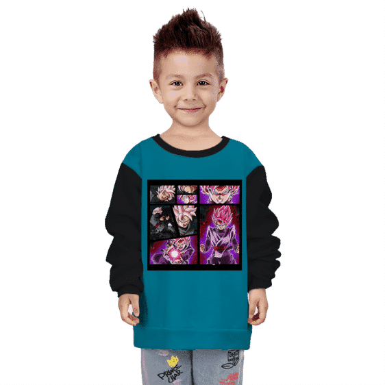 DBZ Goku Black Super Saiyan Rose Children's Sweater