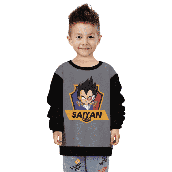 Dragon Ball Z Vegeta The Saiyan Prince Kids Sweatshirt