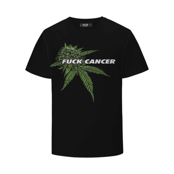 Fuck Cancer Herb Can Change The World 420 Marijuana T-Shirt