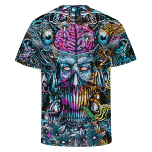 Marijuana Demon Smoking Joint Dark Themed Art Awesome T-shirt