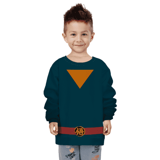 Super Dragon Ball Heroes Goku God Officer Cosplay Kids Sweater