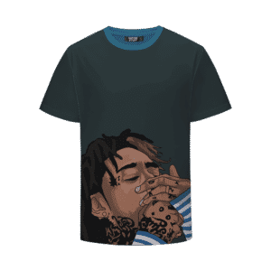Whiz Khalifa Hits A Blunt Dope Minimalist 420 T-shirt