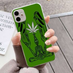 Abstract Art Of Weed iPhone 12 (Mini, Pro & Pro Max) Cover