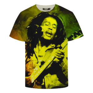 Bob Marley Singing Reggae Stoner Legend Awesome T-shirt