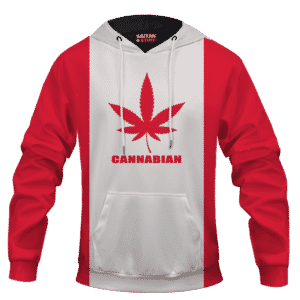 Cannabian Flag Cannabis Enthusiast Marijuana Hoodie