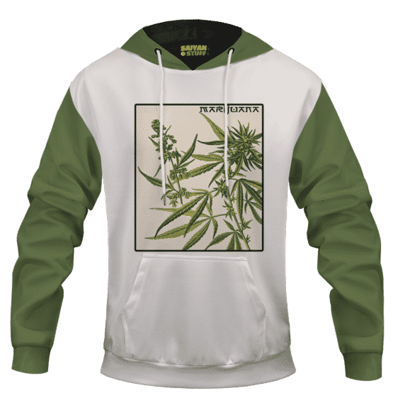 Cannabis Traditional Japanese Art Marijuana Hoodie