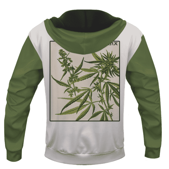 Cannabis Traditional Japanese Art Marijuana Hoodie