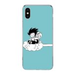 DBZ Kid Goku Krillin Riding Nimbus iPhone 12 (Mini, Pro & Pro Max) Case
