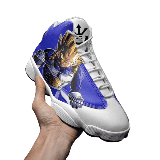 DBZ Vegeta The Saiyan Prince Dope Basketball Sneakers - Mockup 3