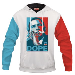 Dope Barack Obama Yes We Cannabis 420 Marijuana Pullover Hoodie