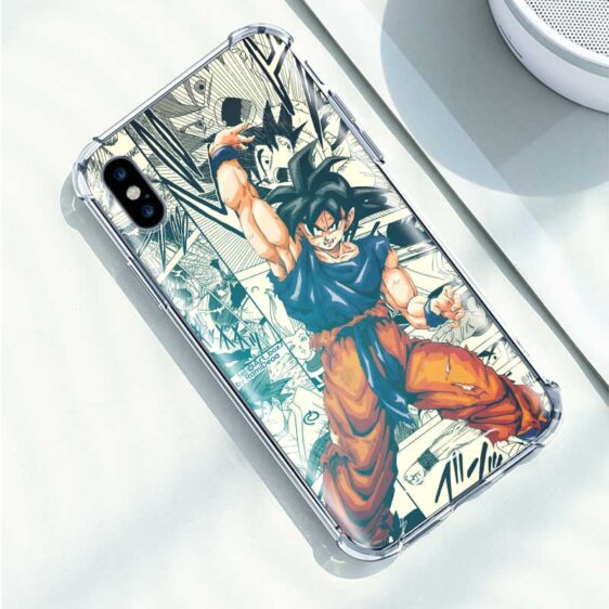 Dragon Ball Charging Goku Comic iPhone 12 (Mini, Pro & Pro Max) Cover