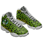 Dragon Ball Perfect Cell Pattern Awesome Basketball Shoes - Mockup 1