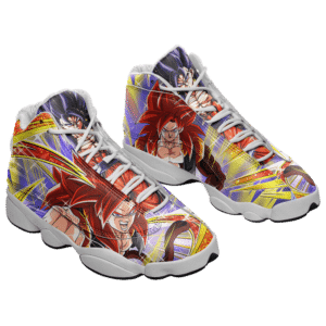 Dragon Ball SSJ4 Vegito Xeno Awesome Basketball Shoes - Mockup 1