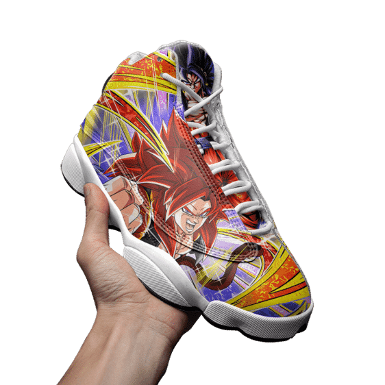 Dragon Ball SSJ4 Vegito Xeno Awesome Basketball Shoes - Mockup 3