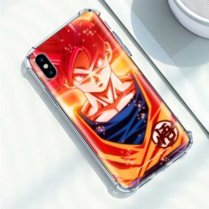 Dragon Ball Super Saiyan God iPhone 12 (Mini, Pro & Pro Max) Case