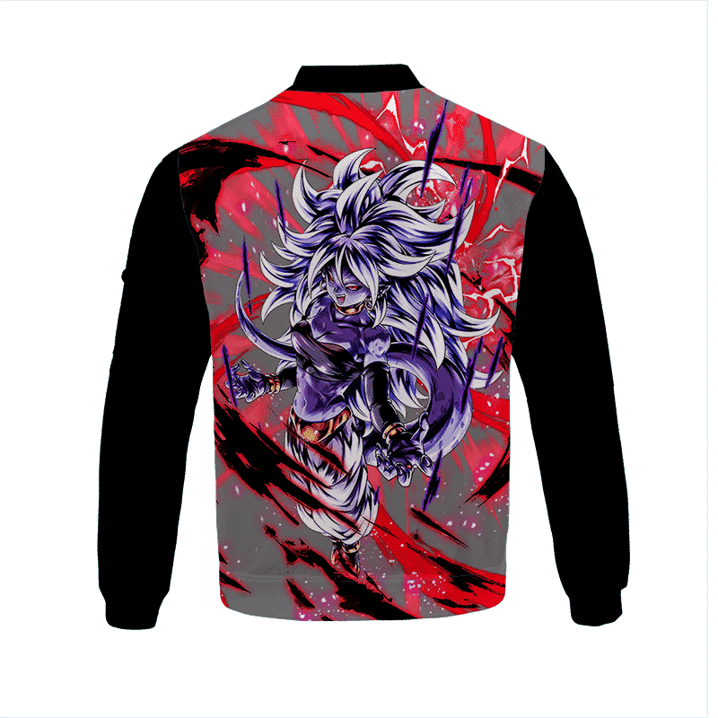 Dragon Ball Z Android 21 Powerful Graphic Bomber Jacket ...