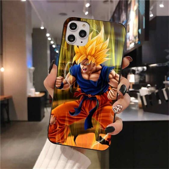 Dragon Ball Z Animated Goku iPhone 12 (Mini, Pro & Pro Max) Cover