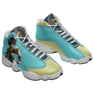 Dragon Ball Z Gogeta Cool Basketball Shoes - Mockup 1