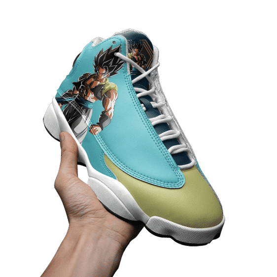 Dragon Ball Z Gogeta Cool Basketball Shoes - Mockup 3