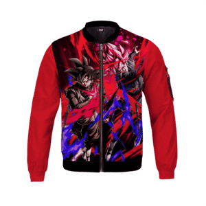 Dragon Ball Z Goku Black Saiyan Rose Awesome Bomber Jacket