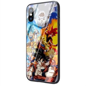 Dragon Ball Z Goku Super Saiyan Forms iPhone 12 (Mini, Pro & Pro Max) Case