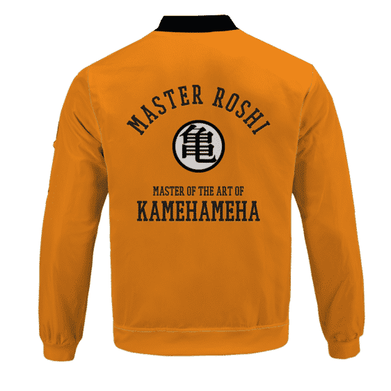 Dragon Ball Z Master Roshi Punch Turtle Kanji Bomber Jacket