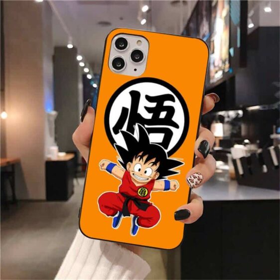 Dragon Ball Z Naughty Kid Goku iPhone 12 (Mini, Pro & Pro Max) Case