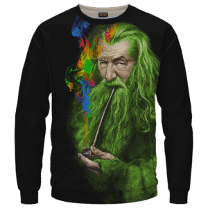 Gandalf Ganjalf The Green Smoking Dope Sweatshirt