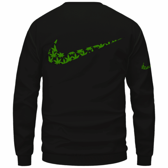 Just Hit It Nike Inspired 420 Marijuana Adult Crewneck Sweater