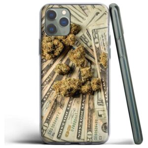 Kush & 20 Dollar Bills iPhone (Mini, Pro & Pro Max) Cover