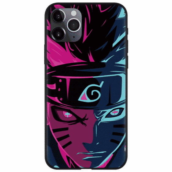Naruto Six Paths Sage Mode Neon Pink Blue iPhone 12 Case