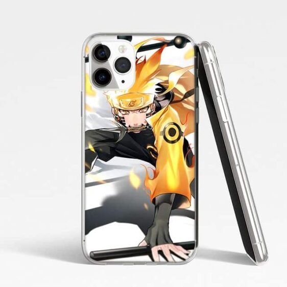 Naruto Uzumaki Sage Mode Fight Stance iPhone 12 Cover