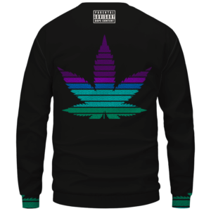 Parental Advisory Dope Content 420 Marijuana Crewneck Sweatshirt
