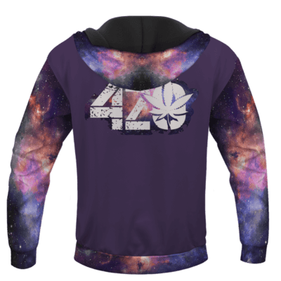 Galaxy weed hoodie Clearance