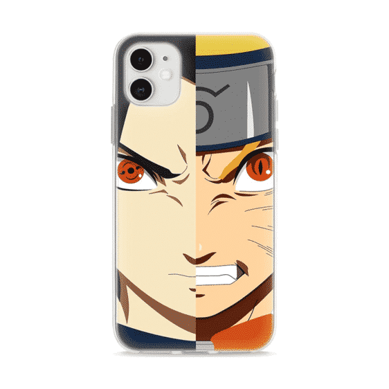 Sasuke's Sharingan And Naruto's Sage Mode iPhone 12 Cover