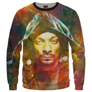 Snoop Dogg Trippy Galactic Stoned Marijuana 420 Cool Sweatshirt