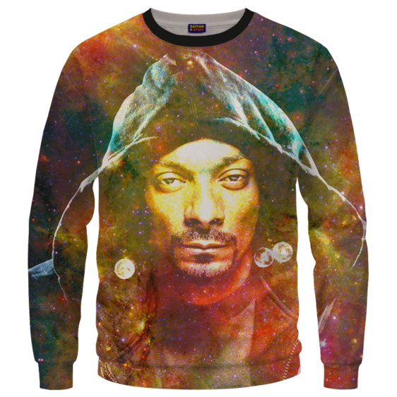 Snoop Dogg Trippy Galactic Stoned Marijuana 420 Cool Sweatshirt