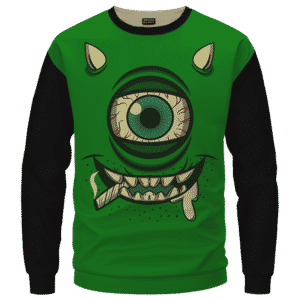 Stoner Mike Monsters Inc Dope Green Black Sweater
