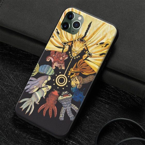 Tailed Beasts With Naruto Sage of Six Paths iPhone 12 Case