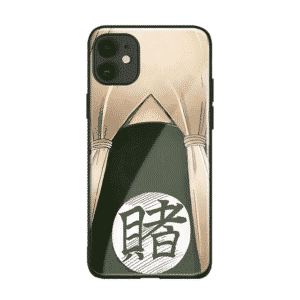 Tsunade's Grass-Green Haori Back Gamble Kanji iPhone 12 Cover