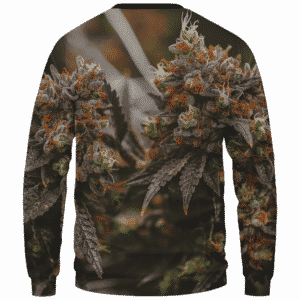 Wonderful Marijuana Kush Nugs All Over Print Sweatshirt - Back Mockup