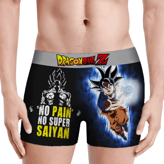 DBZ No Pain No Super Saiyan Ultra Instinct Men's Boxer